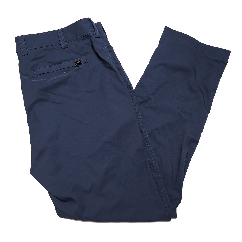 DULUTH Armachillo Chino Pants Mens 40x34 Navy Blue Good Standard Fit 40359